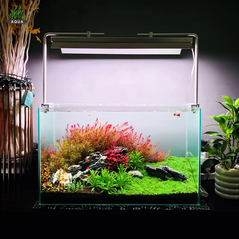 Chinese factory week aqua l1200pro led aquarium light 130w high luminoums rgb uv 120-150cm freshwater tank the sunset lamp