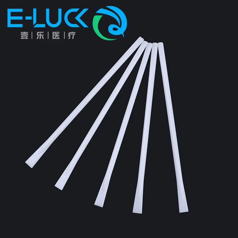 Dental plastic straight Spatula Mixing Rod for glass Ionomer cement disposable white plaster Mixing Sticks