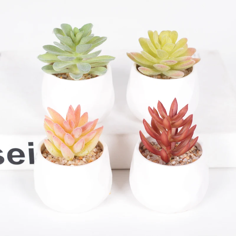 2022 new DIY small potted plants indoor decoration artificial succulent plants