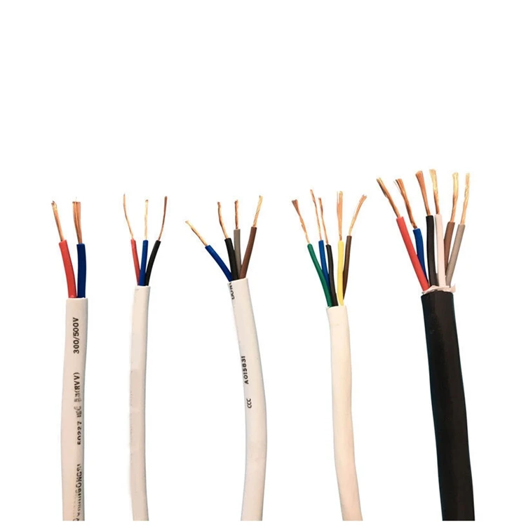 RVV 300/500V OEM  Factory Supply  Pvc Harness Electrical Wire Wholesale