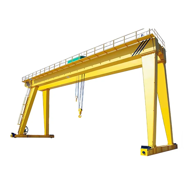 High Quality A Frame Rtg Rubber Tyred Gantry Crane 100Ton Motor Driven Gantry Crane