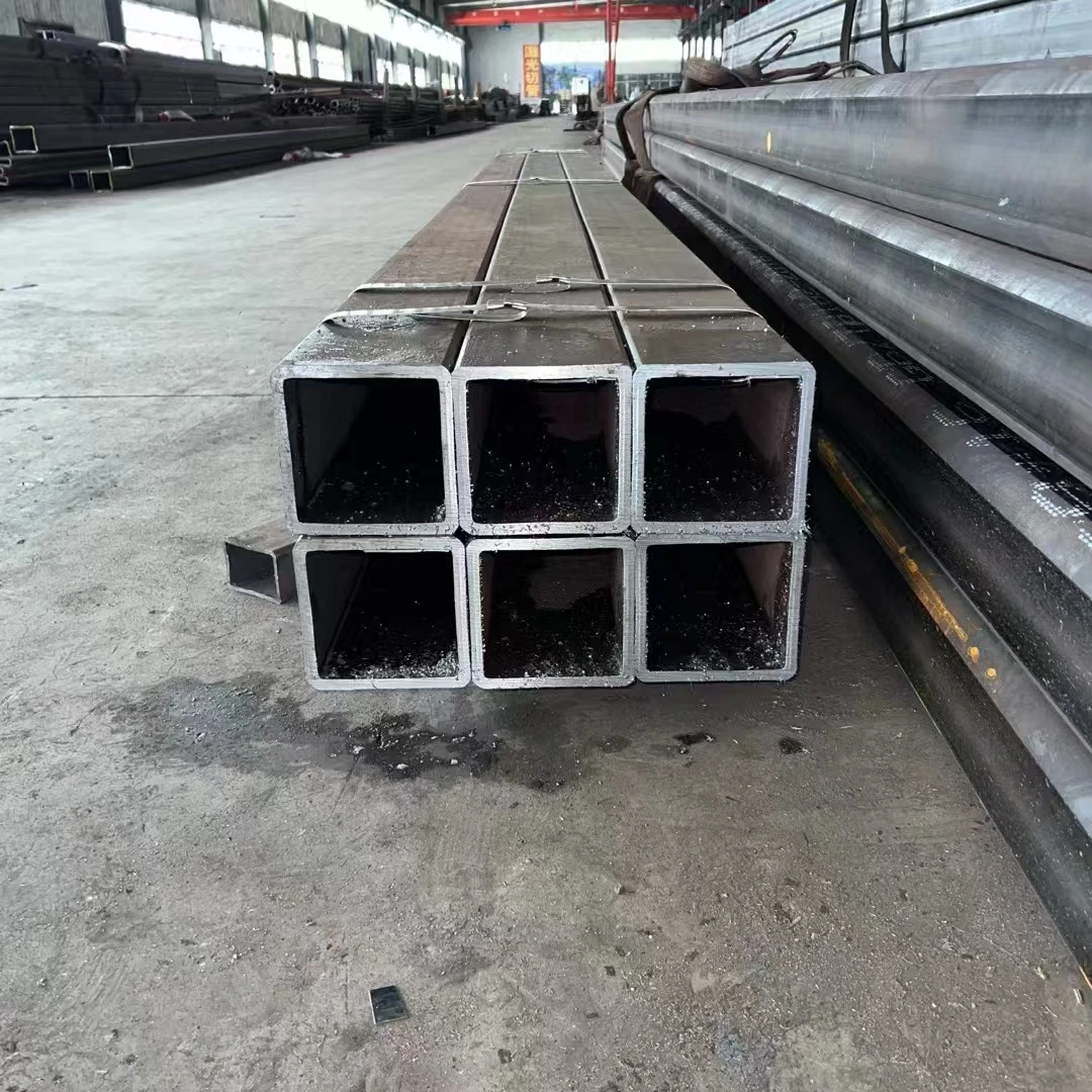 Железная черная квадратная полая секция a36 shs rhs chs 6x6 4x4 квадратная труба 75x75 ms 20x20 квадратная стальная труба