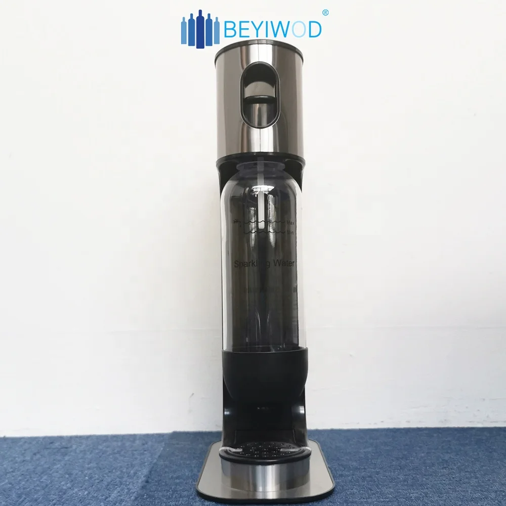 Sparkling water machine stainless steel soda maker machine with 1L PET bottle