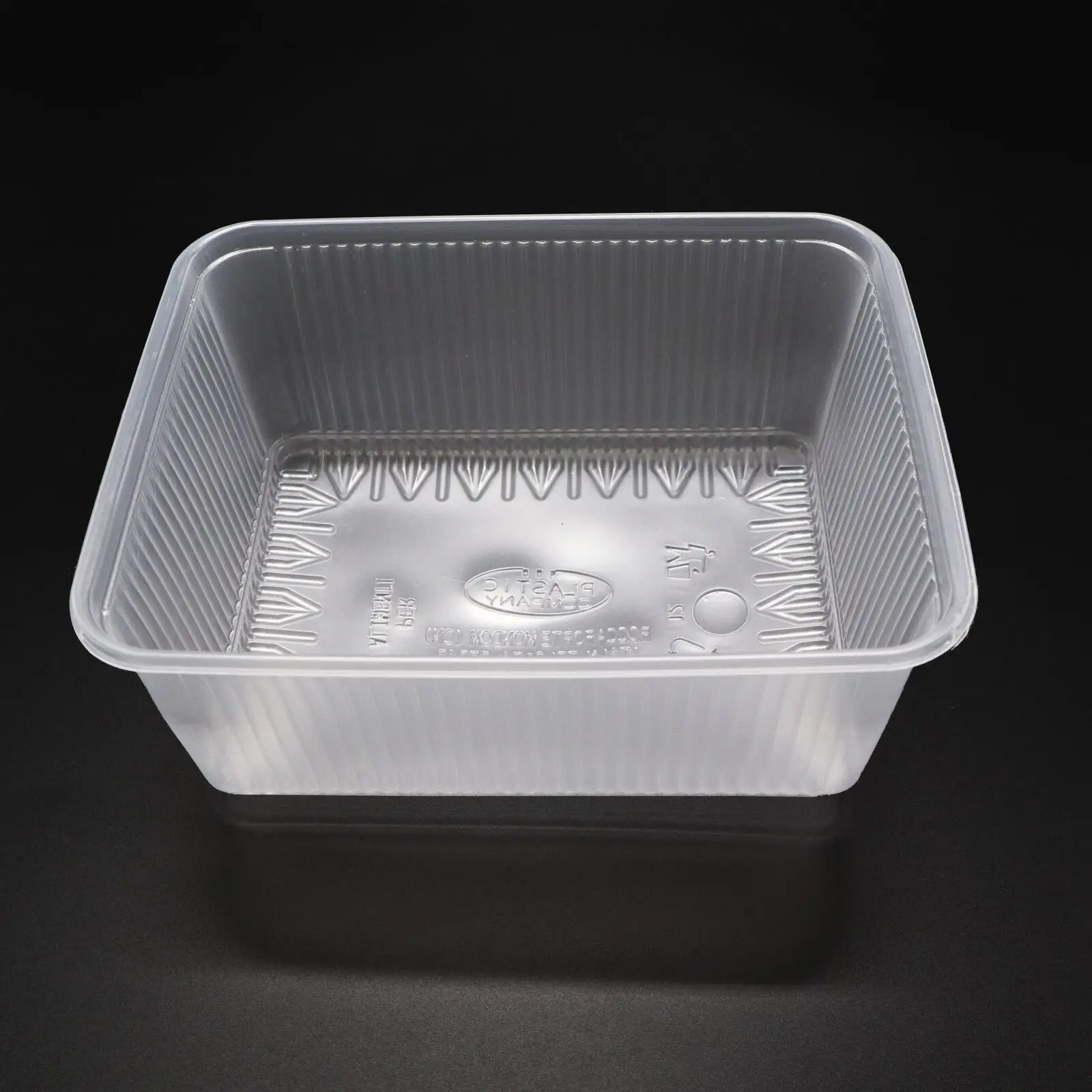 Wholesale 500ml 750ml 1000ml pet clear fruit and vegetable container salad plastic transparent packaging tray