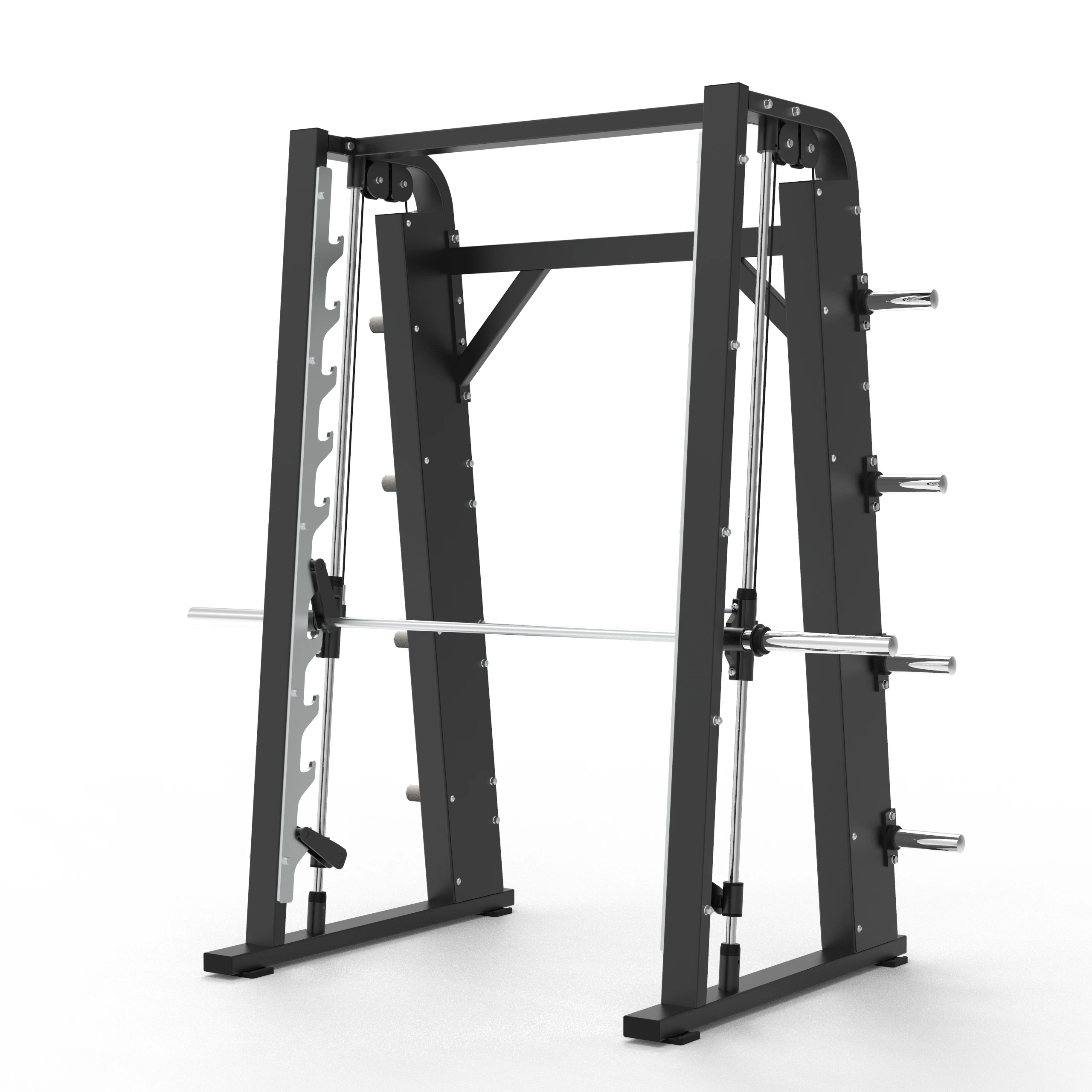 HM-8022 Commercial gym machine multi functional trainer Smith with squat rack fitness equipment Counter-balanced Smith Machine
