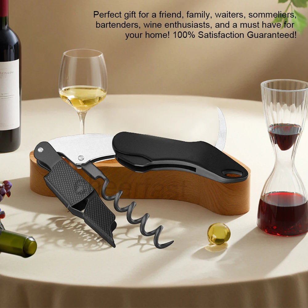 Welcome Printing Logo Foil Cutter Wine Key Plastic Corkscrew Wine Opener Wine Opener Corkscrew 3 In 1 Corkscrew New Design