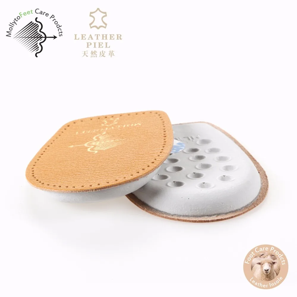 Регулируемые Ортопедические кожаные массажные стельки на пятке