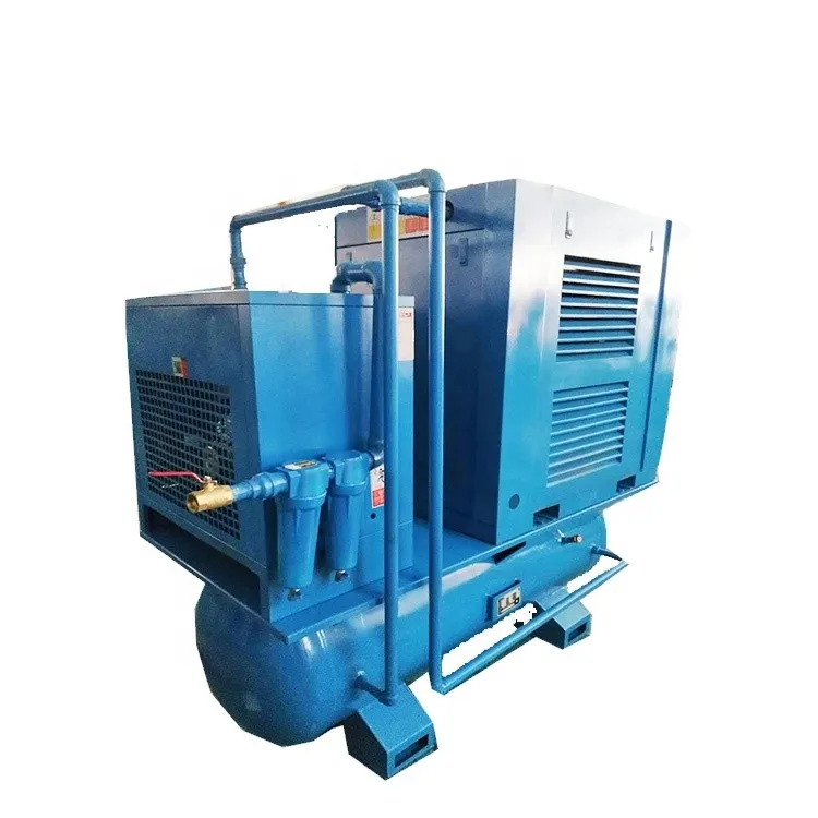 All In One Silent Combined Mobile Compressor Rotary Air Integrited Compressor for Pump Machine