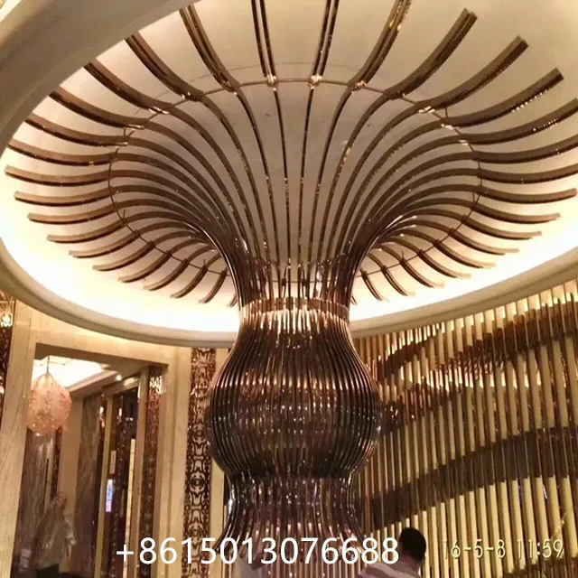 Декоративный металлический столб для помещений