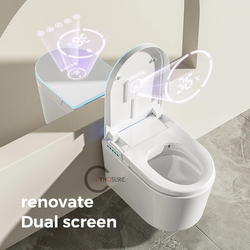 no need water tank Multi Function intelligent wc Wall Hung Smart Toilet