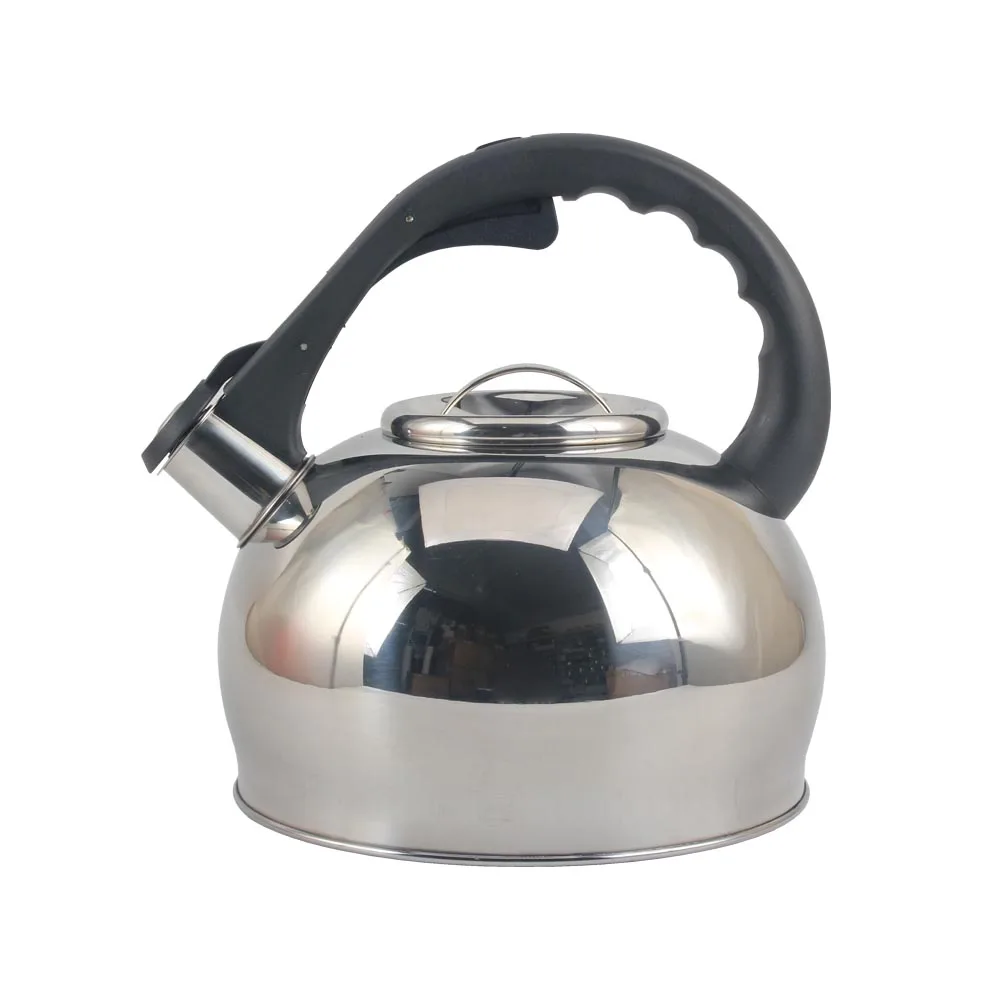 Stove Top Whistling Tea Kettle - Food Grade Stainless Steel Teapot with Cool Touch Ergonomic Handle