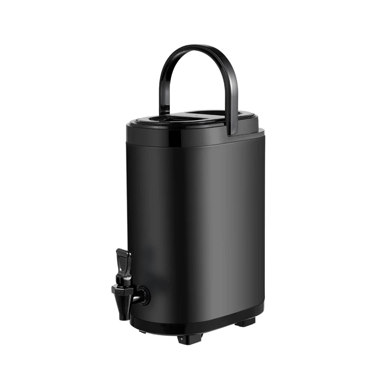 6L 8L 10L 12L Restaurant Milk Tea Cooler Stainless Steel Barrel With Faucet