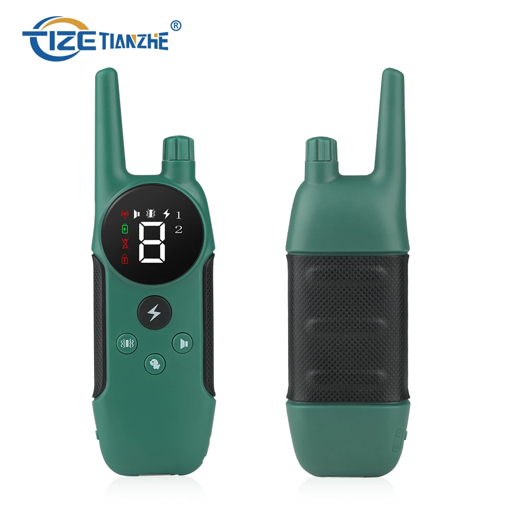 Pet Trainer Human Waterproof Remote Electric Control Pet Dog Training Rechargeable Shock Collar For Dog Training