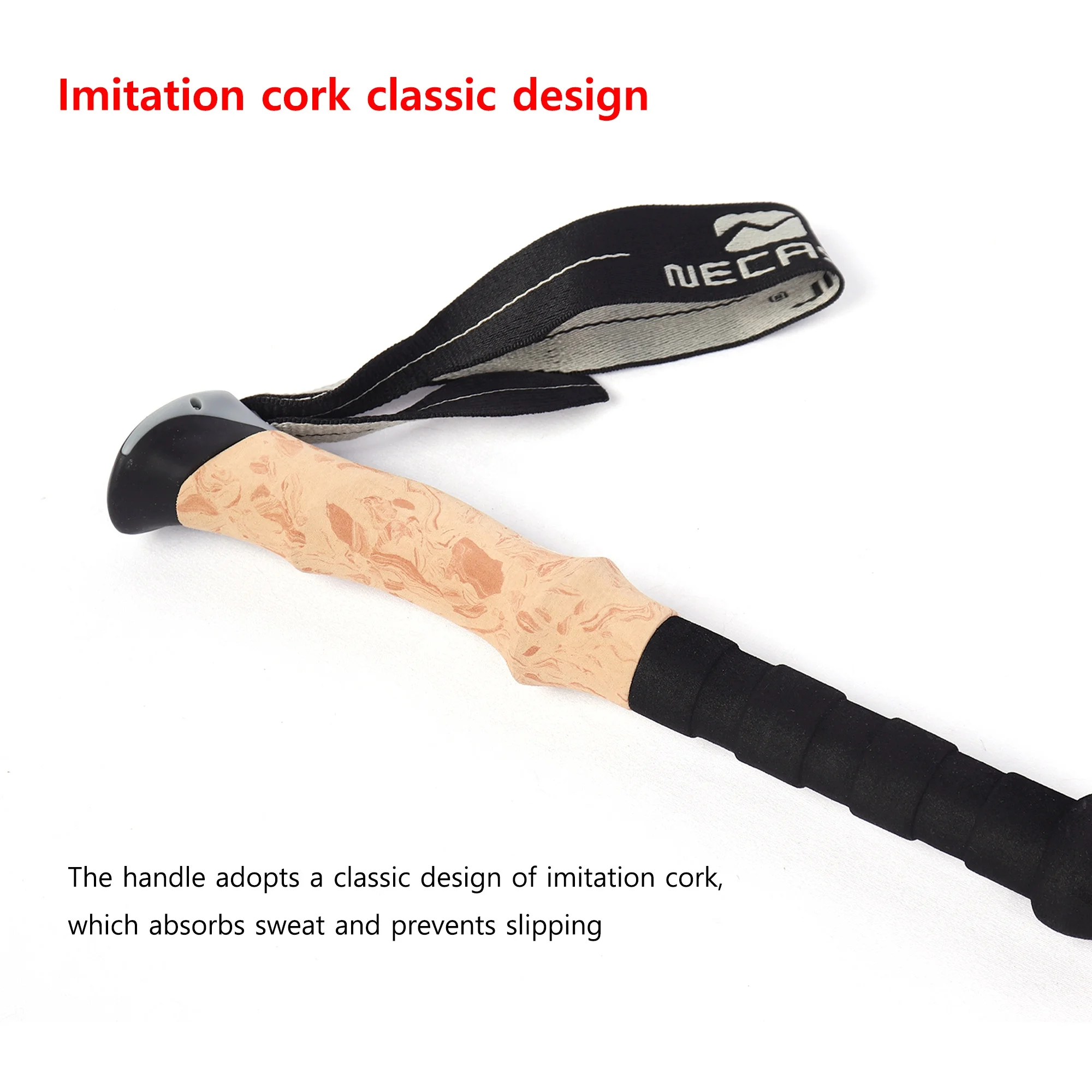 135cm Aluminum Outdoor Hiking Walking Stick Telescopic Trekking Climbing Poles Ultralight Canes For Men And Women