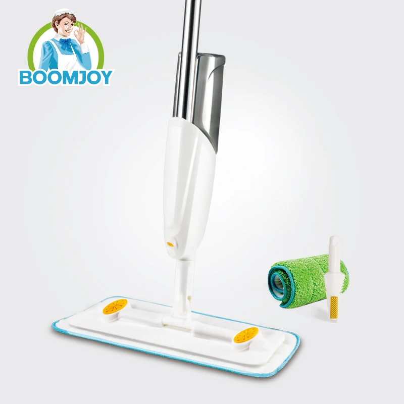  Boomjoy с двойной застежкой-пряжкой и алюминиевый полюс на плоской подошве удивительное оборудование для мытья полов машина уборки здоровый спрей Швабра из микрофибры Чулочные изделия дома набор чистки