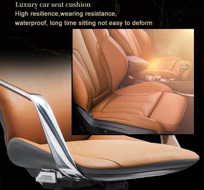 Commercial Furniture High Back Genuine Leather office chair with Luxury Design cadeira escritorio