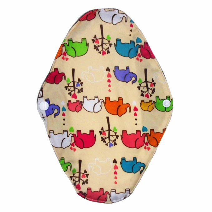 Печать, цвета на выбор, для детей 2, слой микрофибры внутренний бамбуковый уголь ткань гигиенические прокладки Ткань тампон ткань гигиенические прокладки 18*25 см