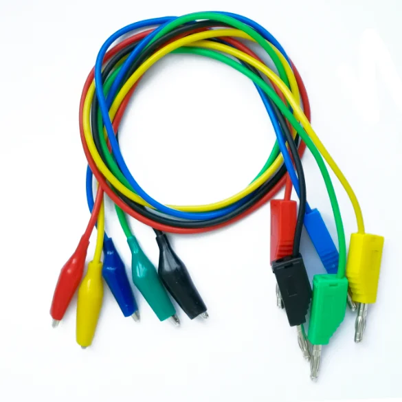 4 мм вилка типа «банан» на зажим «крокодил», испытательный провод, щуп, стальная игла, автомобильный испытательный провод