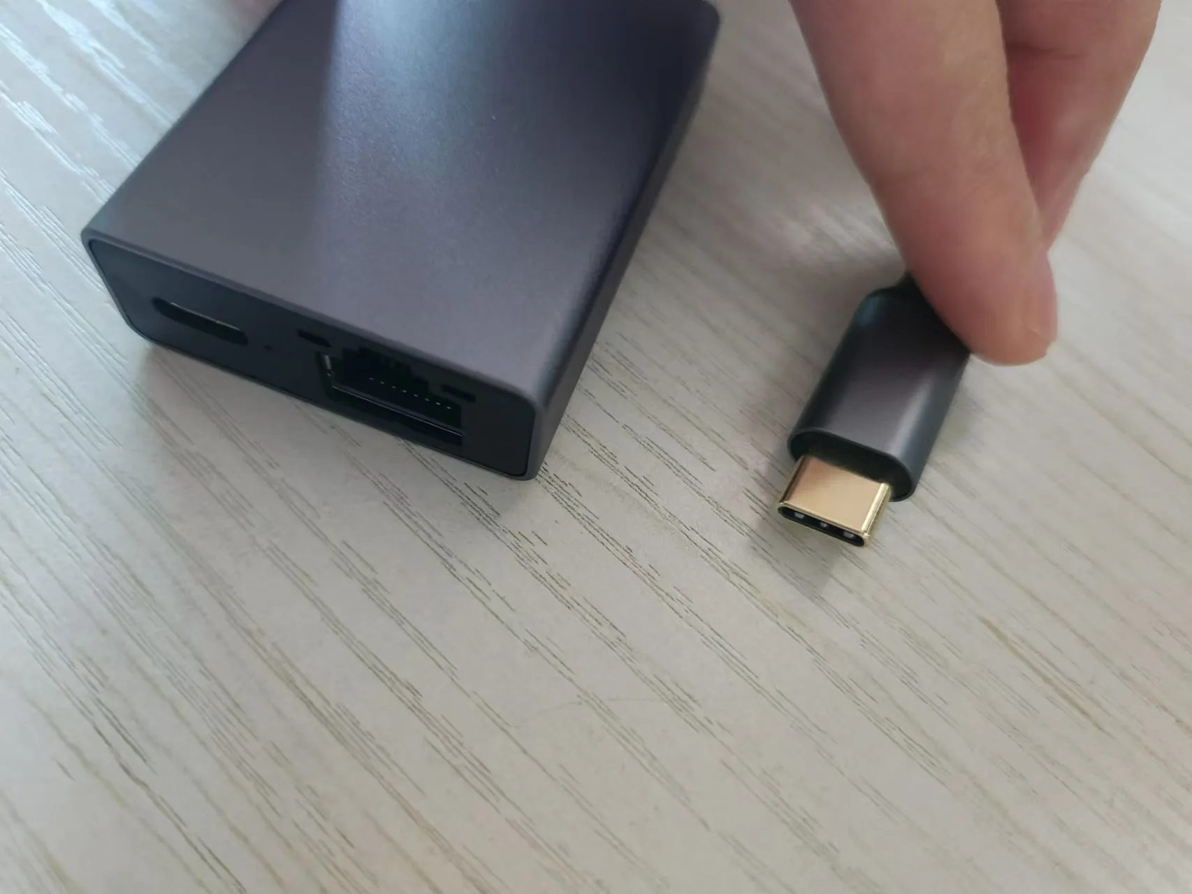 Gigabit RJ45 to USB C LAN Wired Network Adapter Compatible with Google TV