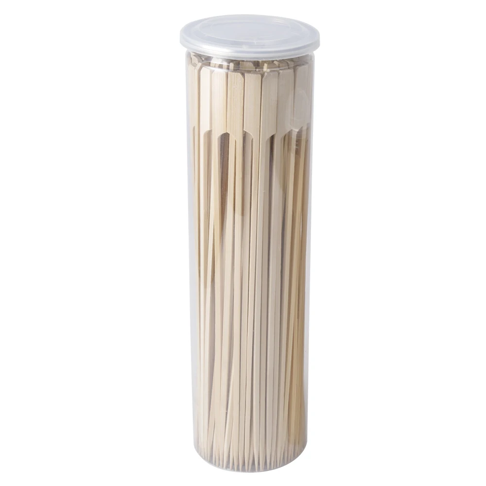 wide flat Bamboo Skewers toothpick bamboo skewer sticks for cocktail marshmallow fruit