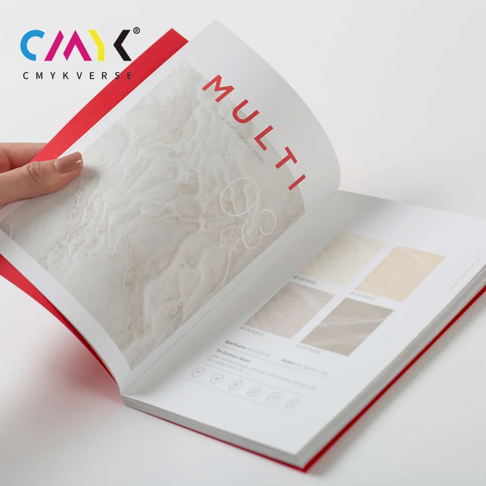 Customized Perfect Binding Cheap Magazine Printing Brochure Instruction Manual Catalogue Printing