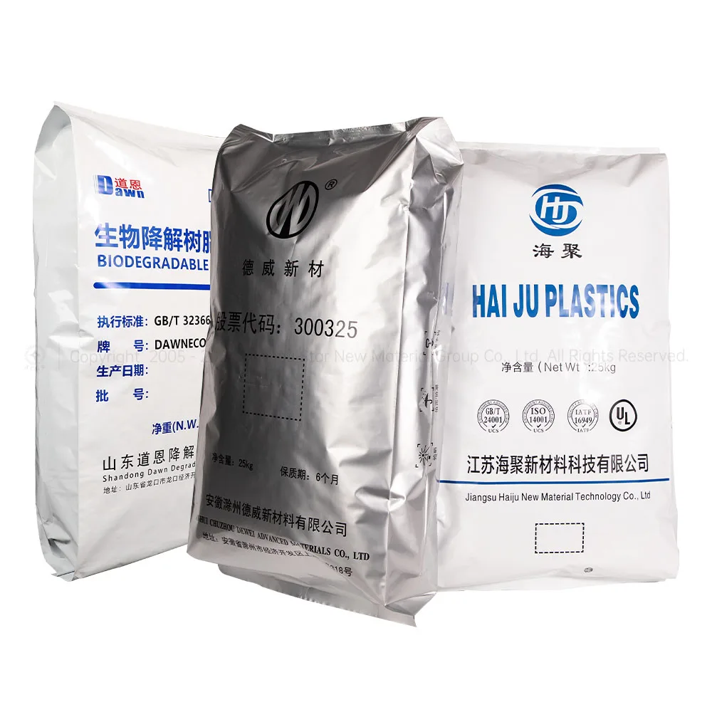Waterproof Aluminum Foil Laminated Bags With Air Release Hole Size Foil Bags for 25KG Parcels