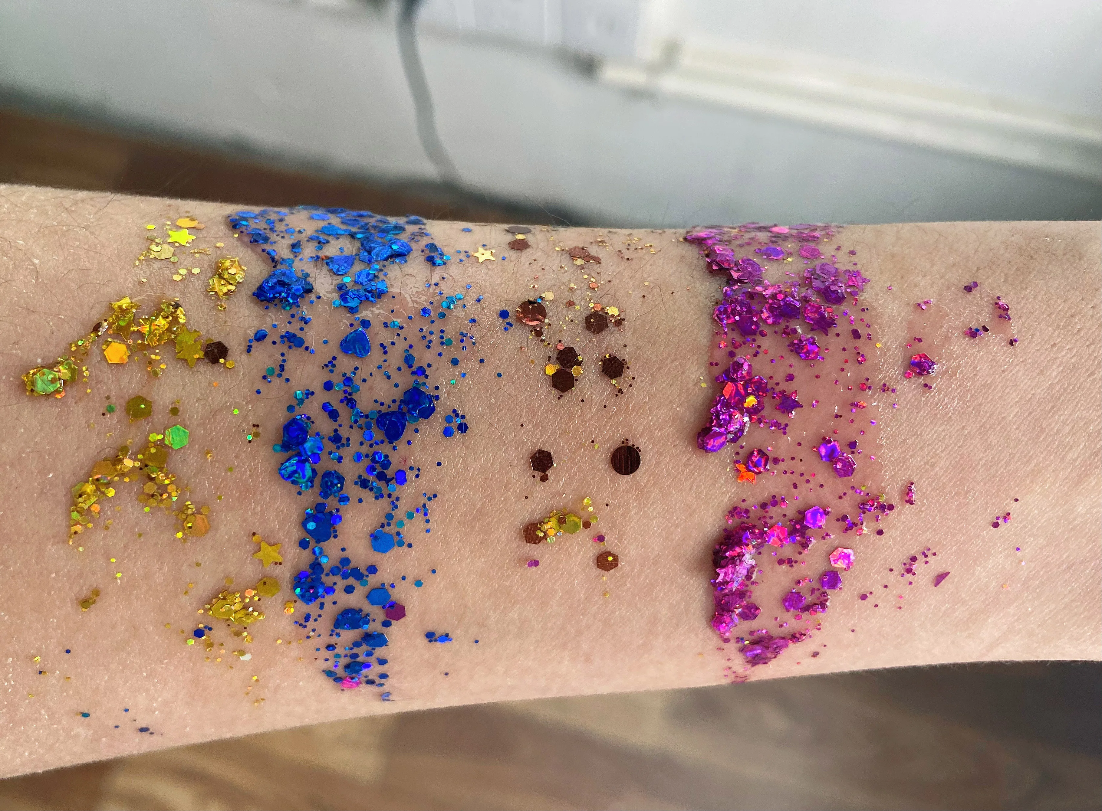 New Glitter For Art Sequins Gift Set Smooth Sparkly Colorful Bling Face & Body Glitter Paint For Festival