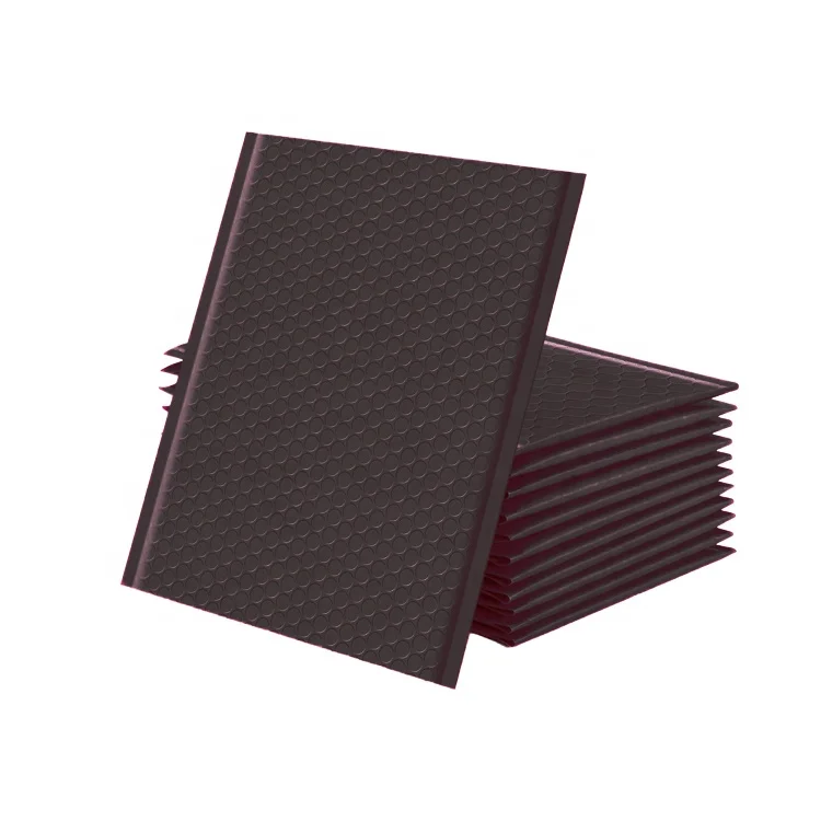 Factory Price Shipping Packaging Green Blue Brown Gold White Purple Black Pink Metallic Poly Bubble Mailer