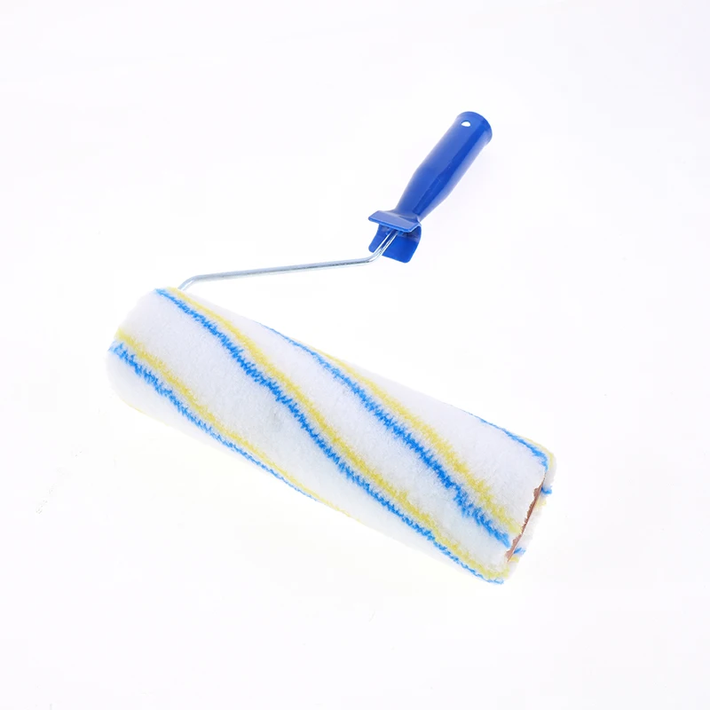 High quality wholesale custom roller brush hair design roller brush Orange handle With Plastic Handle painting tool set