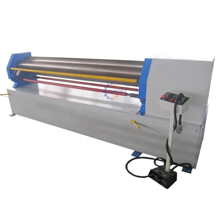 Metal Slip Roll Machine Electric Asymmetric 3-roller Metal Plate Rolling Machine