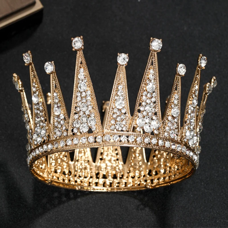 
Fashion Crowns Wedding And Pageant Bridal Kids Birthday Crystal Headband Zircon Bride Rhinestone Beauty Woman Queen Crown Tiaras 