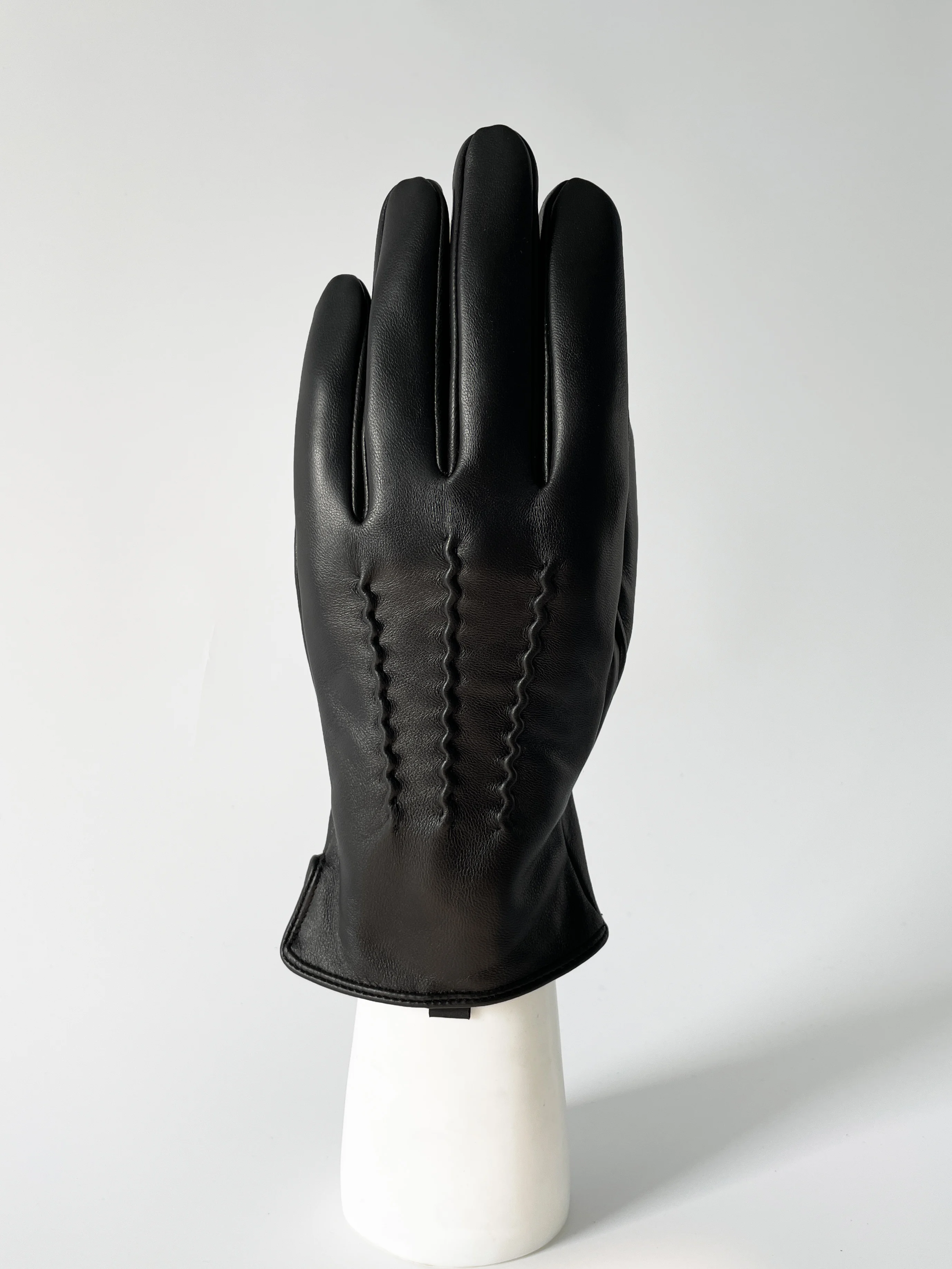 BSCI Manufacturer Custom Touch Screen Sheepskin Men Best Leather Gloves For Winter