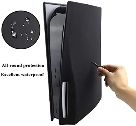 
P501 Ps5 Console Sleeve Rubber Silicone Protective Case Soft Skin Cover For Playstation Ps5 Disc Edition Console 