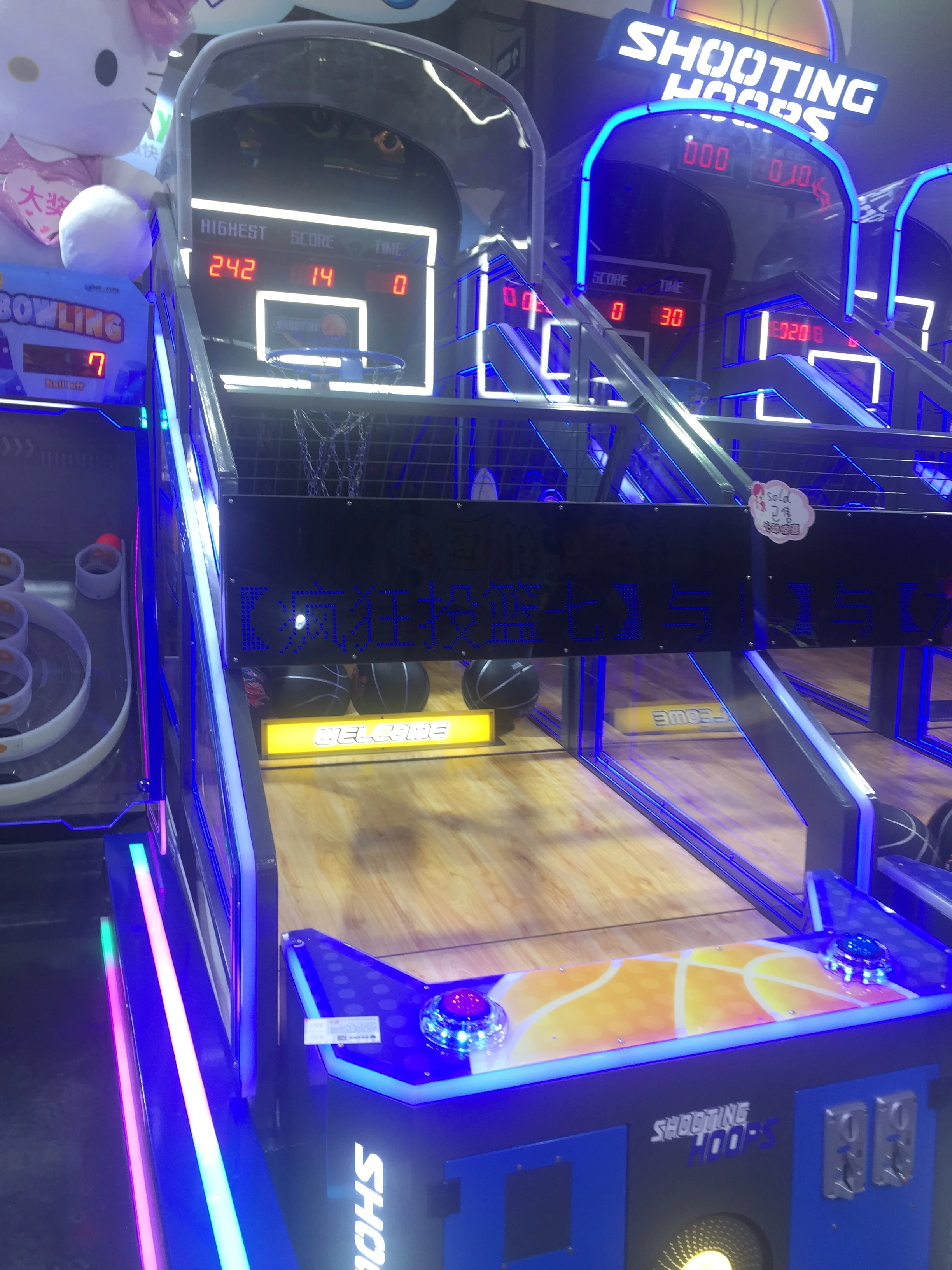 Neofuns Factory Price Coin Operated Street Basketball Arcade Game Shoot Basketball Shooting Machine
