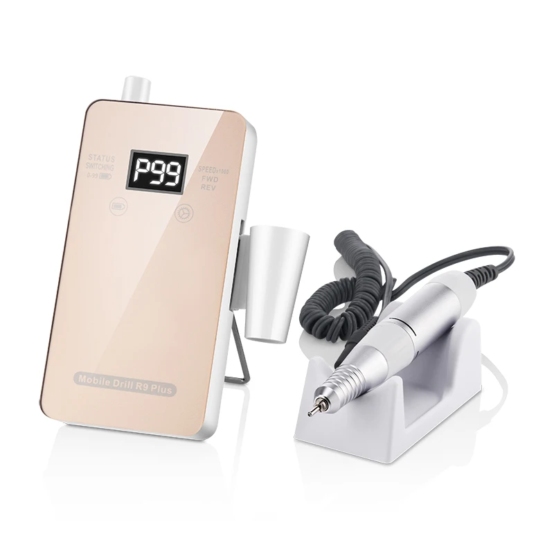 Private label Rechargeable 30000 RPM Wireless Cordless Nail drill nail machine portable professional