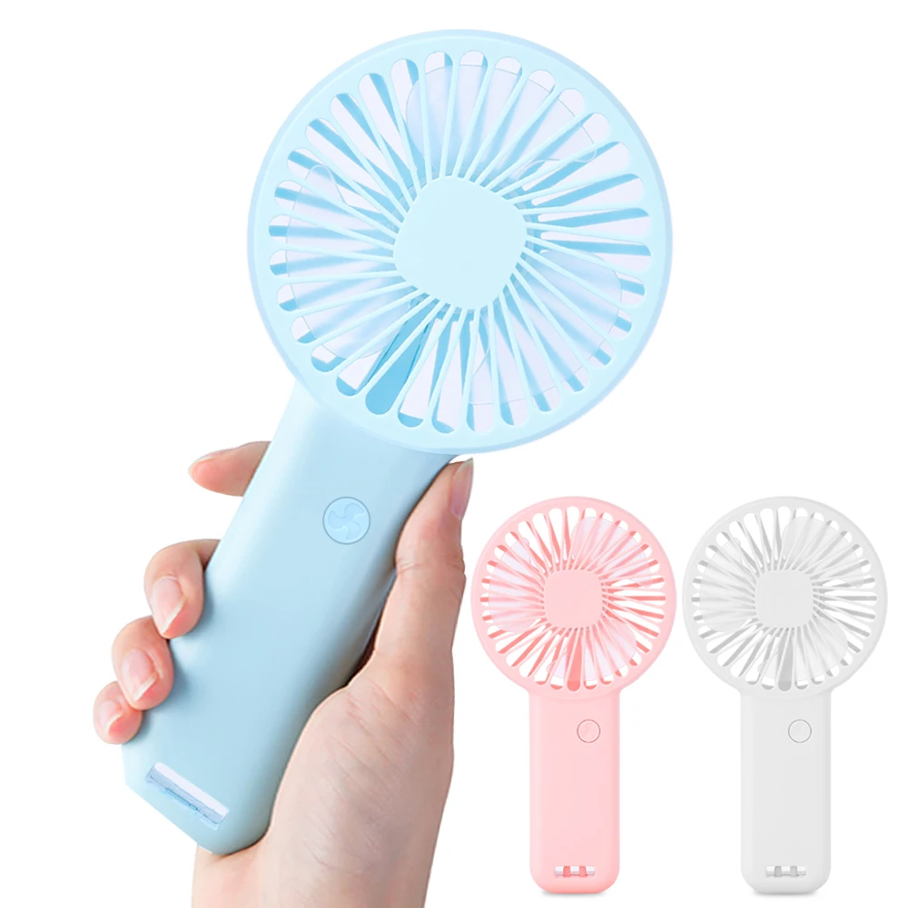 2 in 1 Wholesale With Mobile Phone Holder Electric USB Rechargeable Handheld Portable Mini Fan