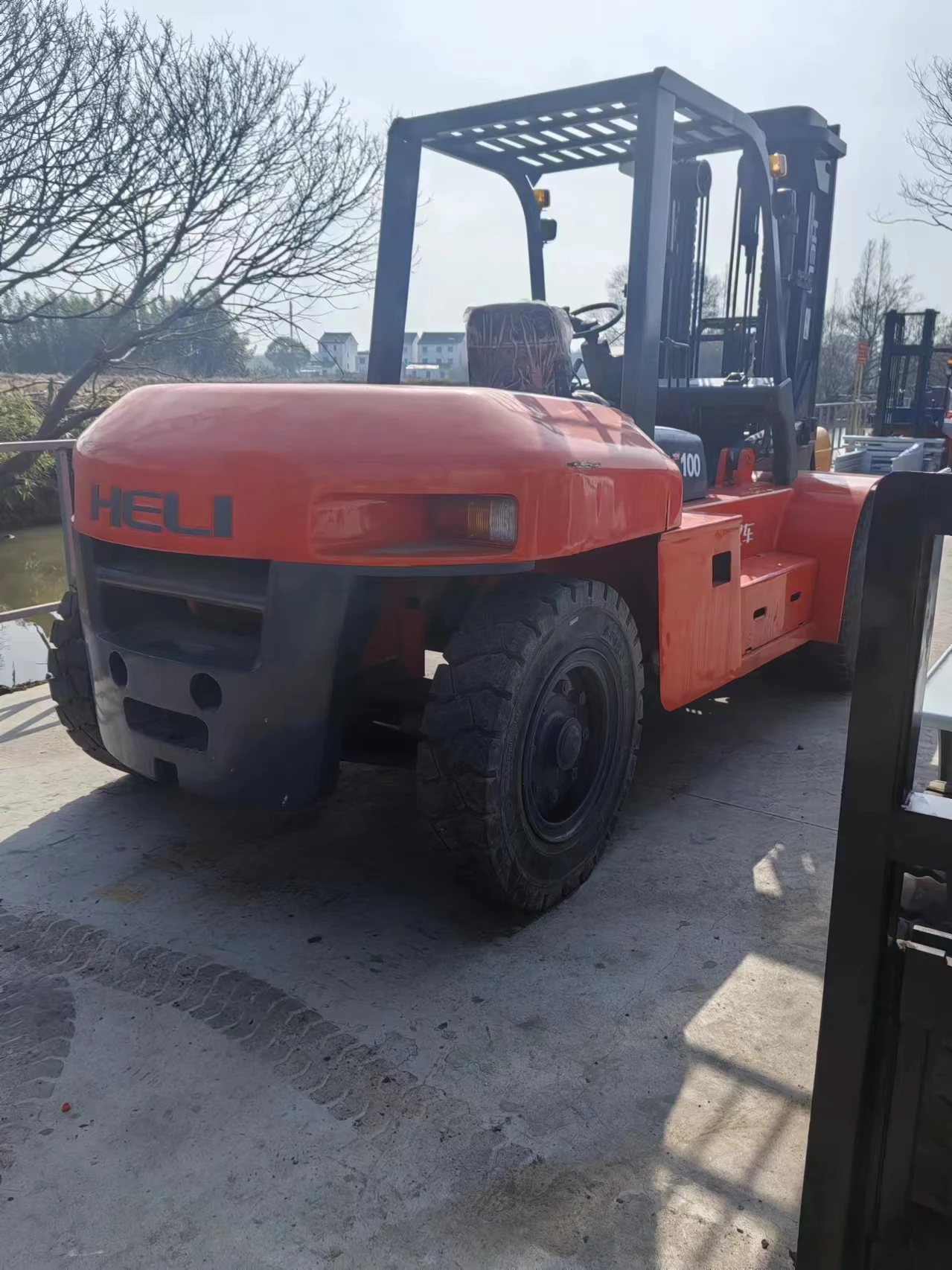 freeship High Quality Heli 10T Forklifts CPCD100 Great Logistic Equipment cheap original Truck new/used second hand forklift EPA