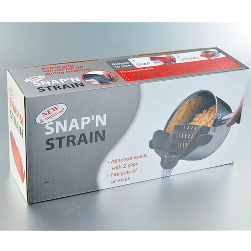 Серый прочность без добавления бисфенола А оснастки н штамм фильтр клип на силиконовый дуршлаг подходит всем кастрюли и миски серый напряжения ситечко