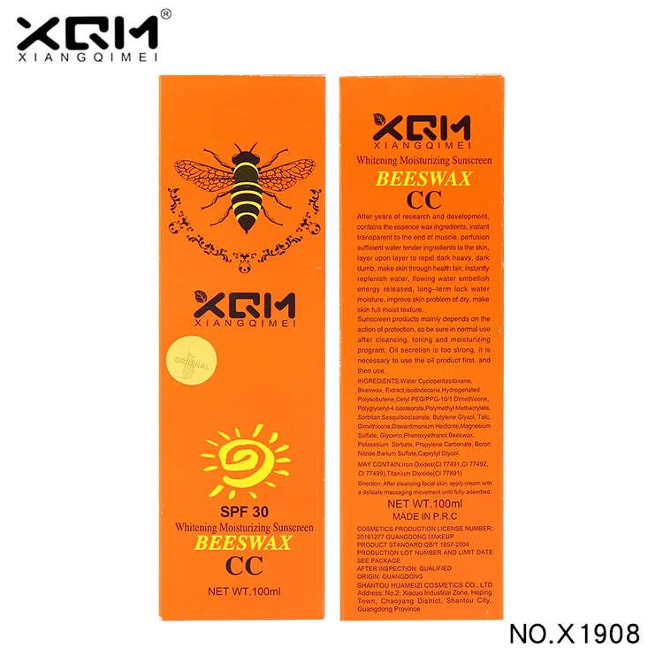 The Spot Wholesale  XQM  High Quality Whitening Sunscreen, Repair and Brighten Private Labeling Sunscreen