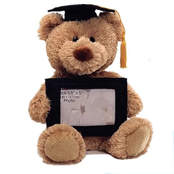 12 inches Super Soft Plush Brown Teddy Bear with Picture Frame Custom Plush Toys Teddy Bear