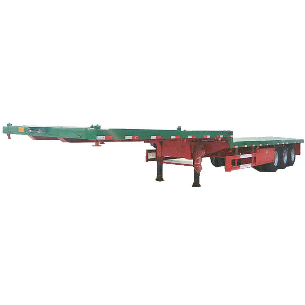 Factory Direct China Hot Selling 3 Axles 60T Low Bed Semi Trailer for Sale