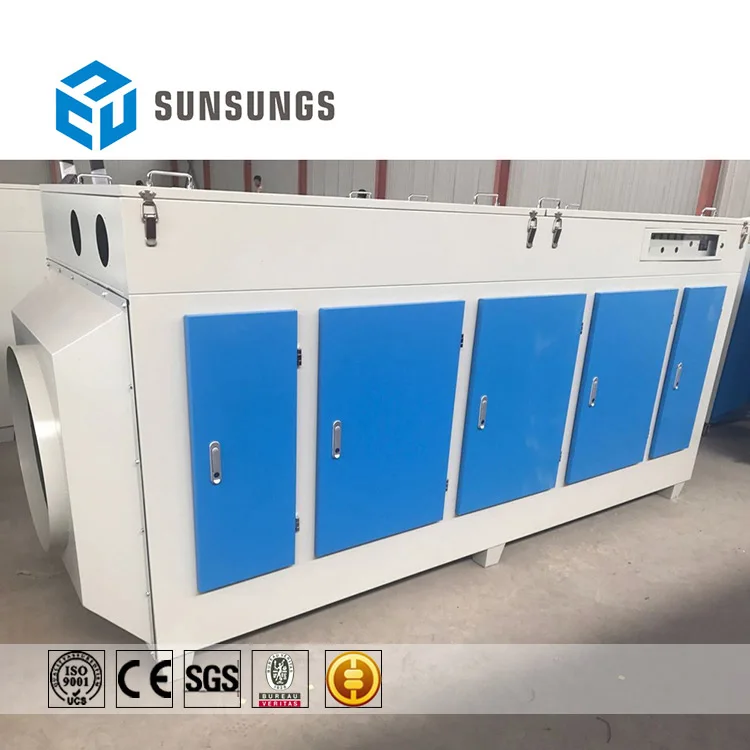 
exhaust gas treatment equipment uv photolysis purification machine 