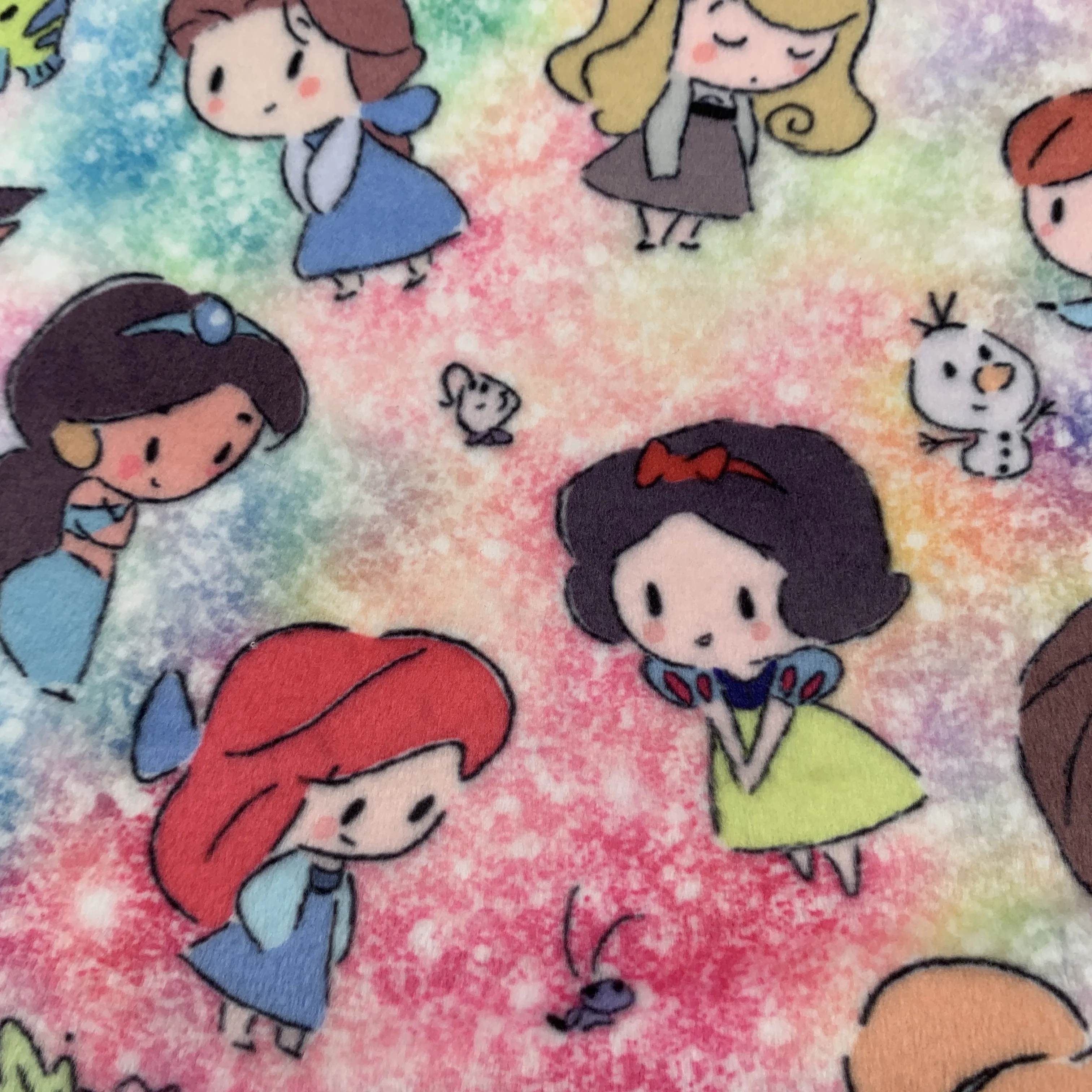 Hot-selling customize digital printing elastic knitting 100% poly baby blanket double sides squish minky fabric