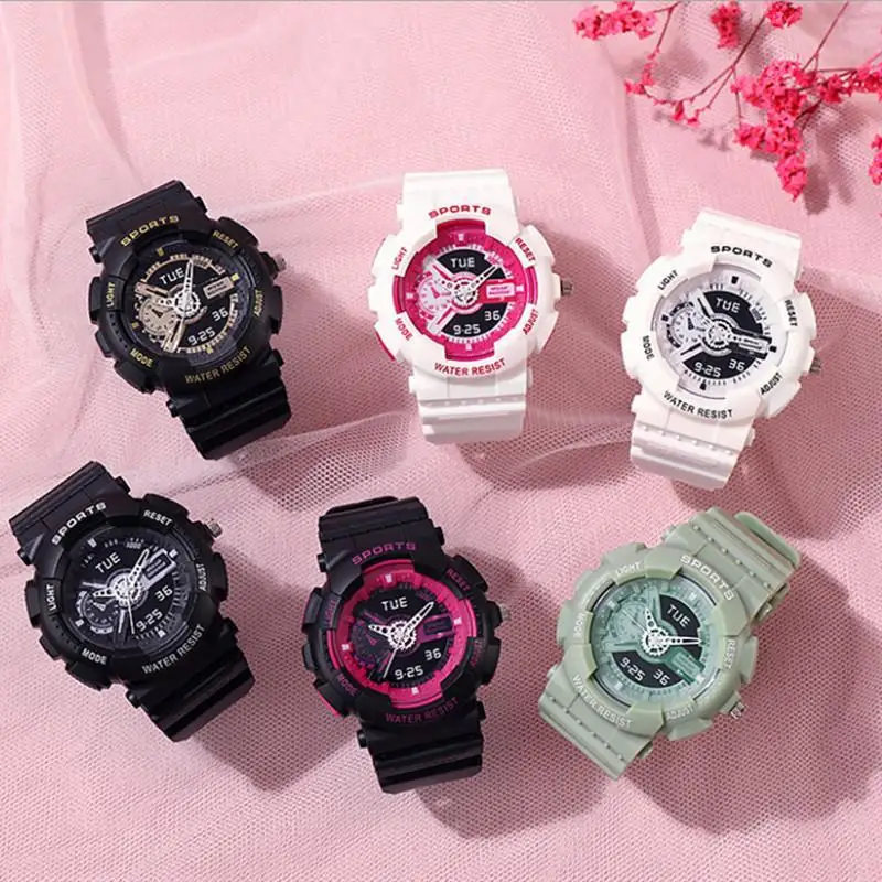 2022 New  Best Gifts Multi Color Sports Unisex Men Watch Digital Silicone Watch Waterproof Sports Watch