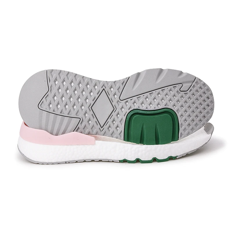 E-TPU material Double colors custom Logo rubber TPU High-quality running soles sneaker soles