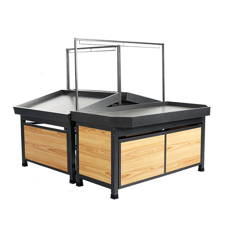 Supermarket Fruit And Vegetable Display Rack