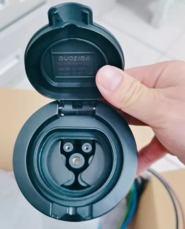 EV Charger Type 2 Socket for EV Charging Station Plugs& Sockets Wall Charger 7KW 32 Amp UK