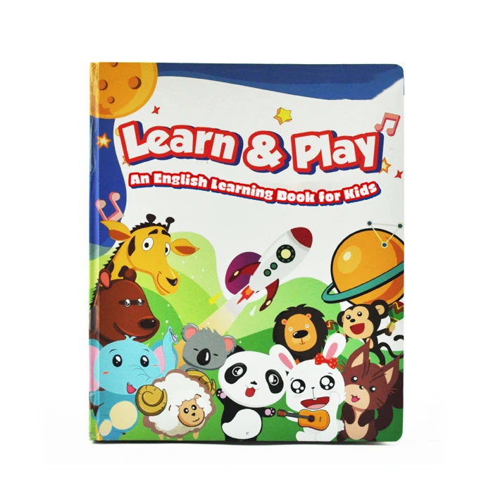 Children English Learning Book Engliah Letters Learn & Play Interactive Sound Book For Kids