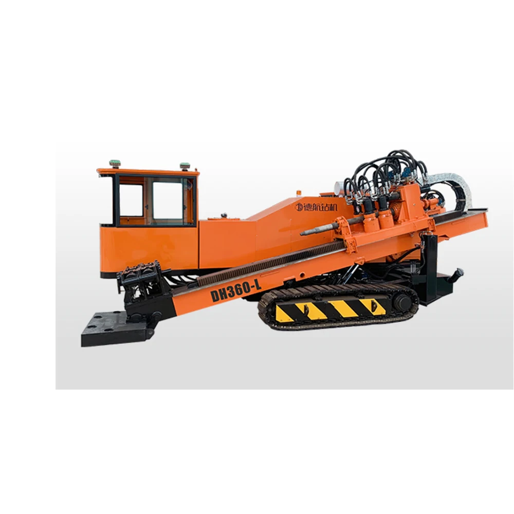 Dh360-l hdd drilling machine horizontal directiona is driven by American pomke high pressure pump
