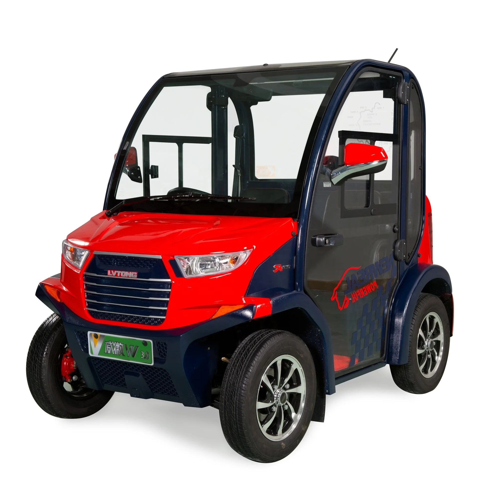 
Lvtong Electric Cars with High Speed and Curtis 1266R-5351 Controller 